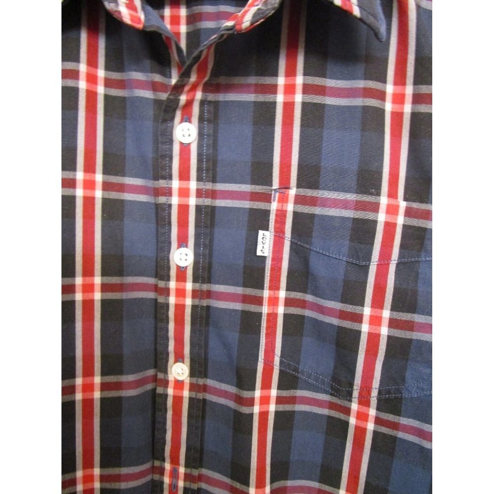 Levi's Men/Youth Long Sleeve Plaid Style Button Down Dress/Casual Shirt - Small - Picture 2 of 9
